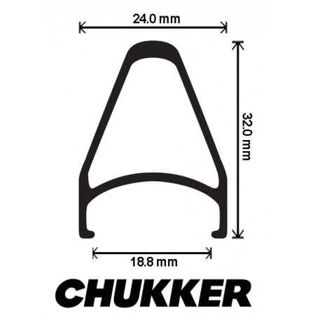 Chukker 700c - Machined Side Wall