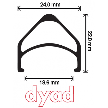 Dyad 27" - Non Machined Side Wall