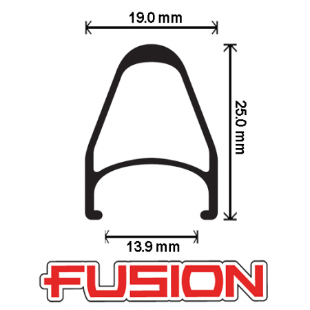 Fusion 700c - Machined Side Wall