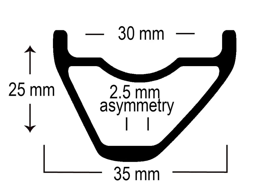 Serpentine Carbon Rim, 29"
