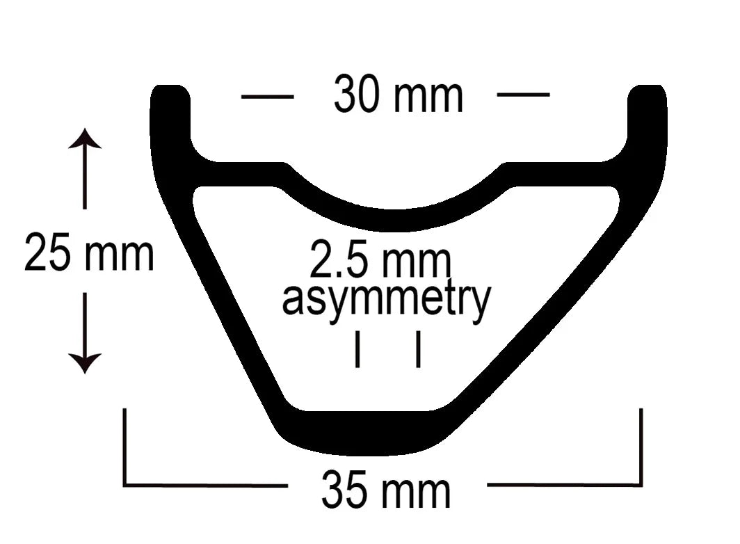 Serpentine Carbon Rim, 29"