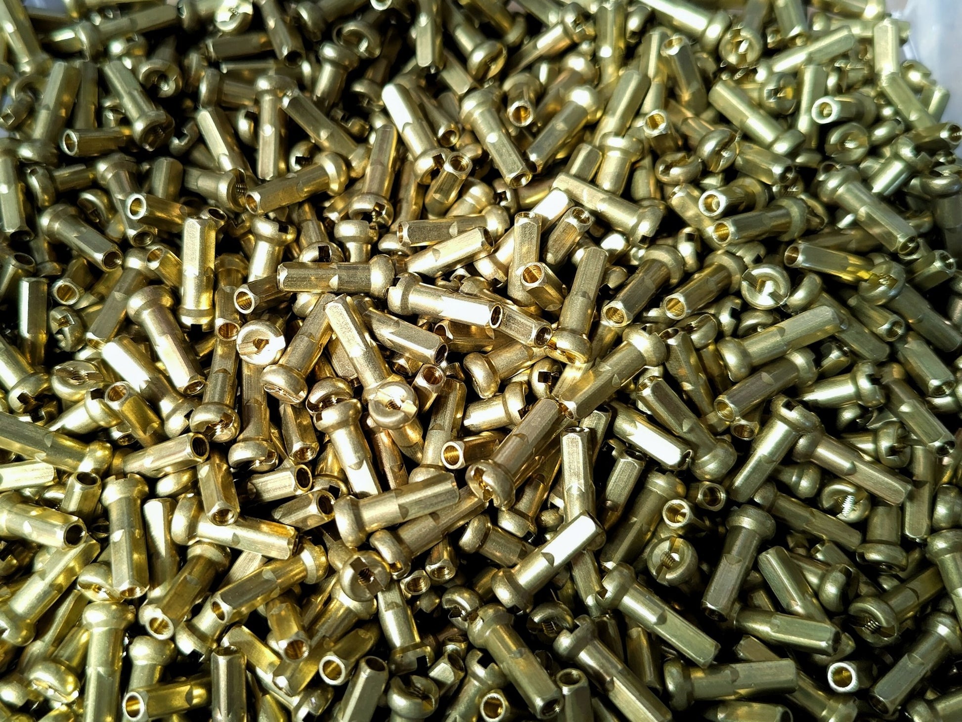 Mone Raw Brass Spoke Nipples